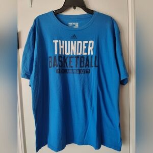 Adidas men's Oklahoma City Thunder short sleeve T-shirt XXL